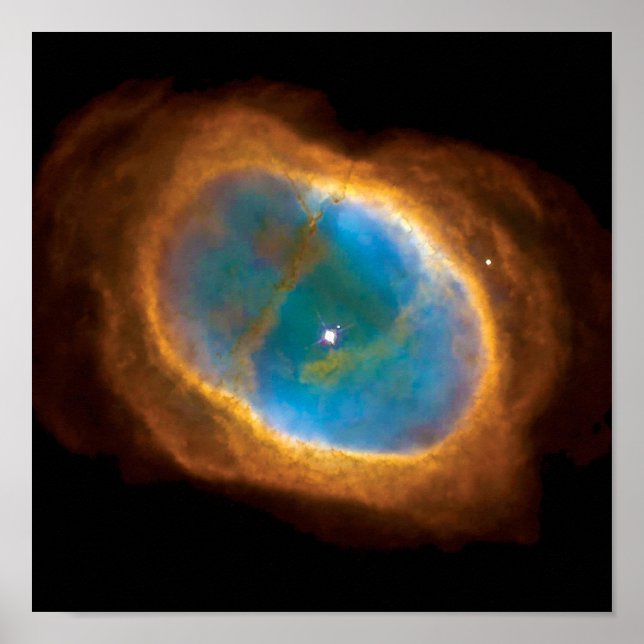 Södra Ring Nebula NGC 3132 NASA Space Photo Poster (Framsidan)