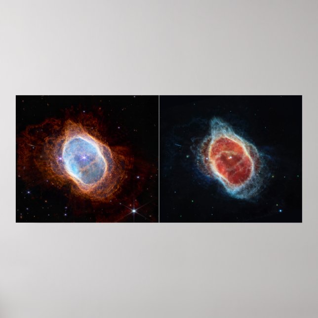 Södra Ring Nebula Poster (Framsidan)