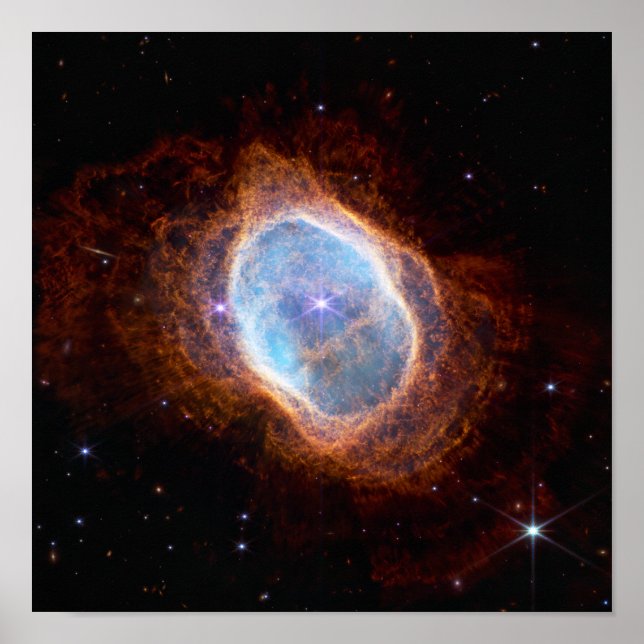Södra Ring Nebula Poster (Framsidan)