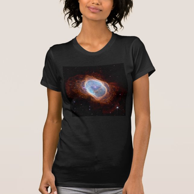 Södra Ring Nebula Space James Webb Telescope T Shirt (Framsida)