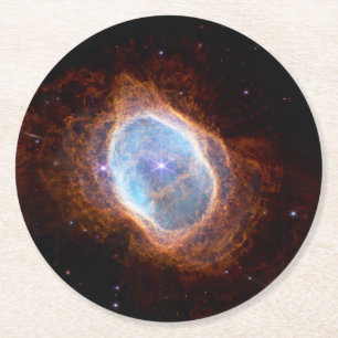 Södra Ring Nebula Underlägg Papper Rund