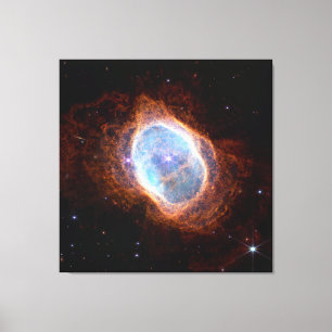Södra Ring-planeten Nebula NIRCam JWST Canvastryck