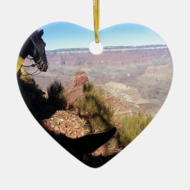 Södra ritt för Mule för Kiabab grand Julgransprydnad Keramik (Framsidan)