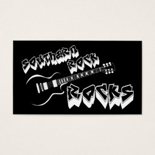 Södra rock musik visitkort