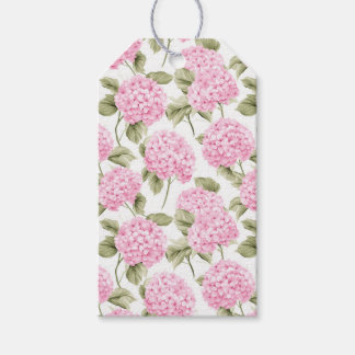 Södra Rosa Hydrangea Presentkort Presentetikett