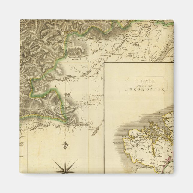 Södra Ross, Cromarty Shires Magnet (Framsidan)