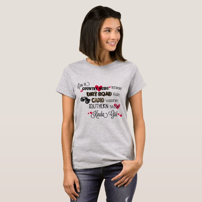 Södra Sassin Kinda Girl Tee Shirt (Hel framsida)