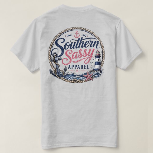 Södra Sassy Plagg T Shirt (Design baksida)