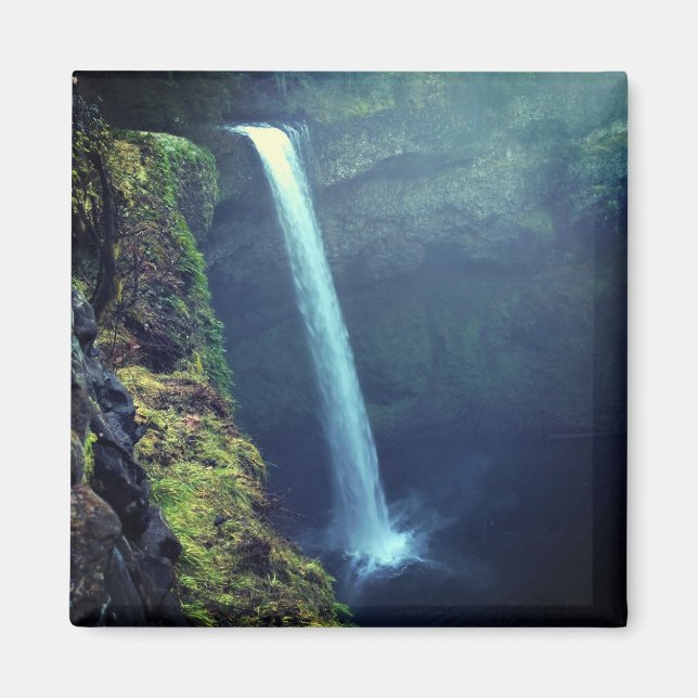 Södra Silver-Falls, Oregon Magnet (Framsidan)