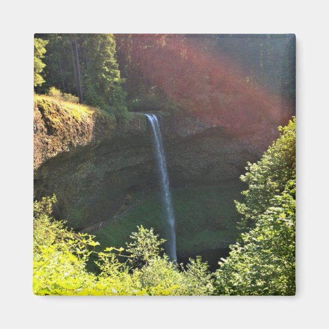 Södra Silver-Falls, Oregon Magnet (Framsidan)