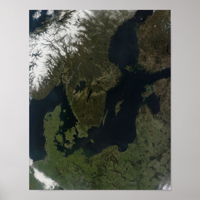 Södra Skandinavien Poster (Framsidan)