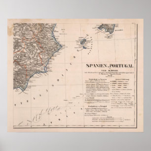 södra Spanien Poster