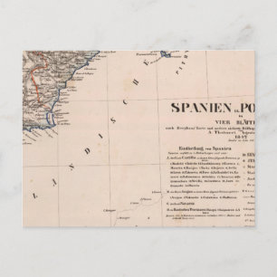 Södra Spanien Vykort