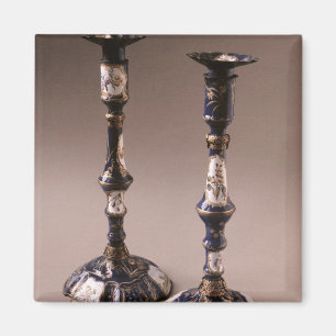 Södra Staffordshire parar av ljusstakar, c.1765 Magnet