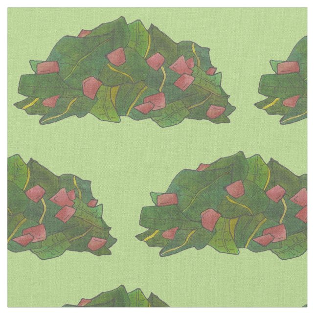 Södra Stil Collard-Gröntar med Bacon Soul Food Tyg (Närbild)