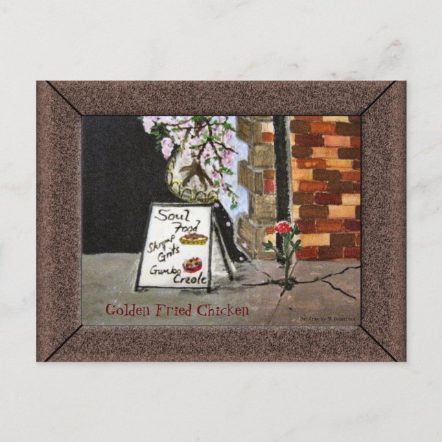 Södra Stil Soul Food Vykort (Framsida)