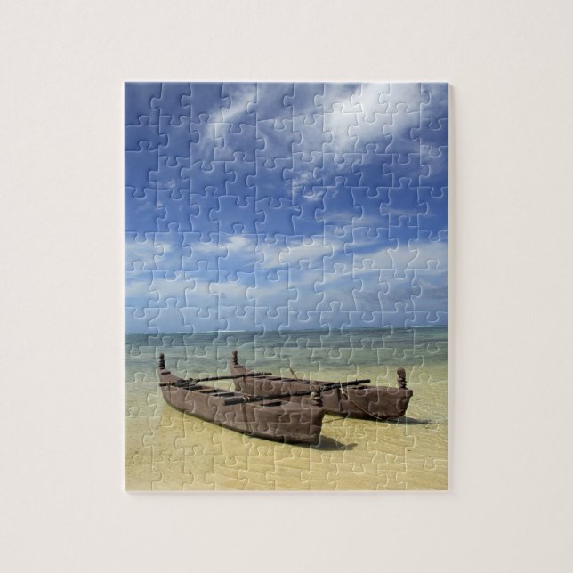 Södra Stilla havet, Fransk Polynesien, Moorea. Pussel (Vertikal)