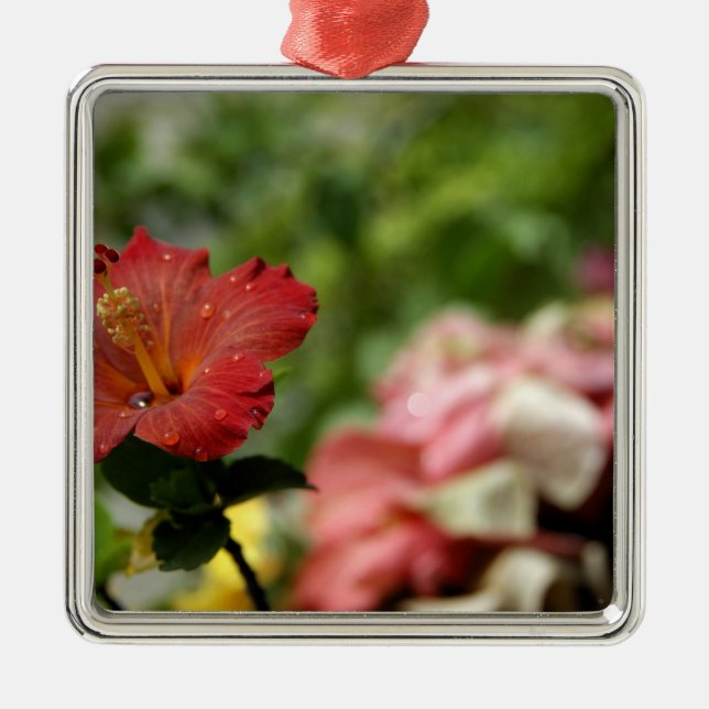 Södra Stilla havet, Fransk Polynesien, samhället 2 Julgransprydnad Metall (Framsidan)