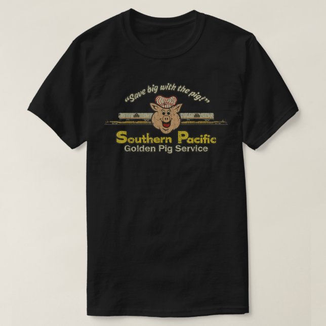 Södra Stilla havet Golden Gris Service 1980 T Shirt (Design framsida)