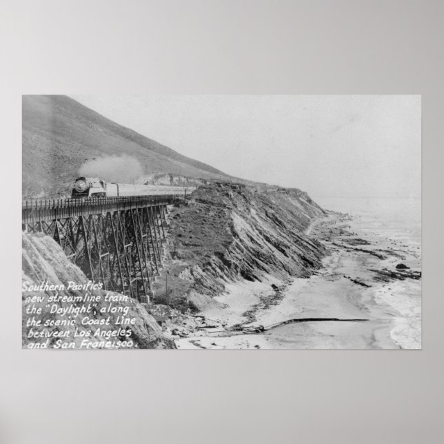 Södra Stilla havets sommarkust Poster (Framsidan)