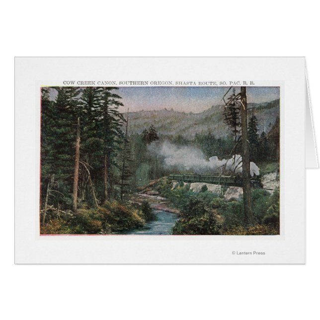 Södra Stillahavsjärnvägen Hälsningskort (Framsidan Horizontal)