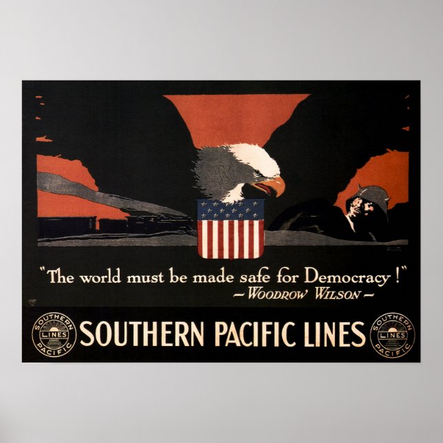 Södra Stillahavsområdet Linjer Amerikanska Krig-jä Poster (Framsidan)