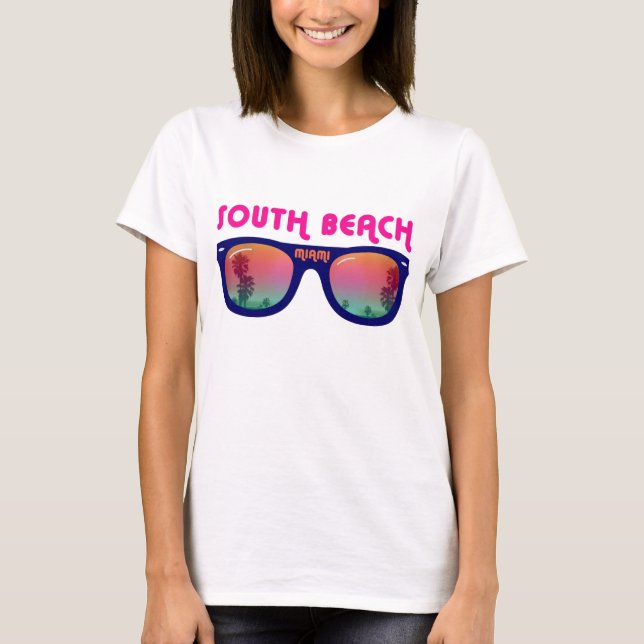 Södra strand Miami T Shirt (Framsida)