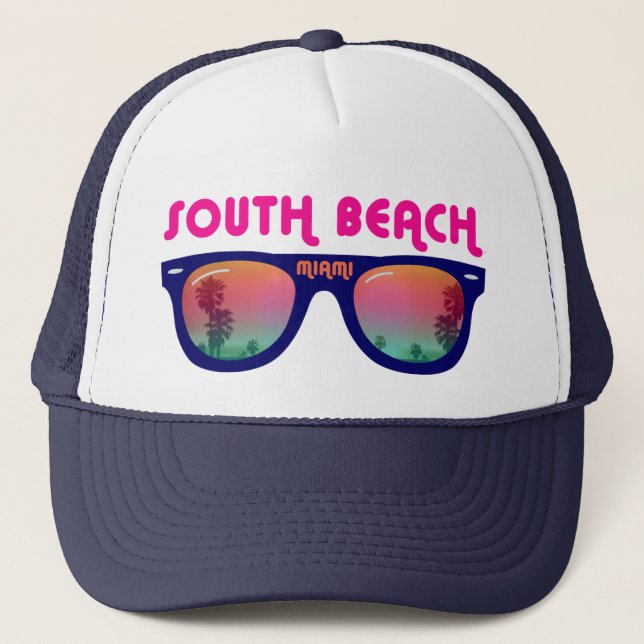 Södra strand Miami Truckerkeps (Framsida)