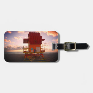 Södra stranden, Miami Lifeguard stand (Ocean Räddi Bagagebricka
