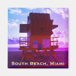 Södra stranden, Miami Lifeguard stand (Ocean Räddi Magnet