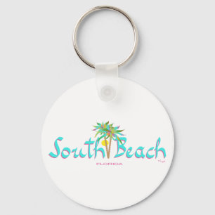 Södra strandsol Miami Nyckelring