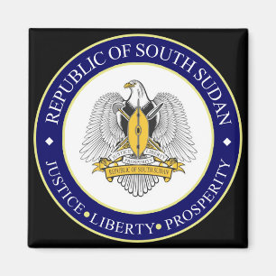södra sudan emblem magnet