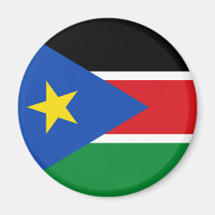 södra sudan flagga magnet
