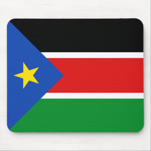 Södra Sudan flagga Mousepad Musmatta