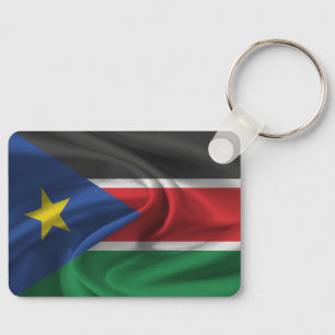 Södra Sudan-Flagga nyckelkedja Nyckelring