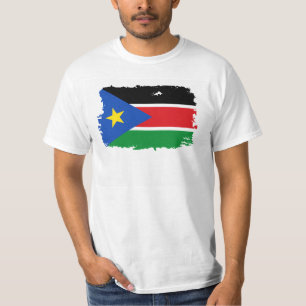 Södra Sudan flagga Tee Shirt