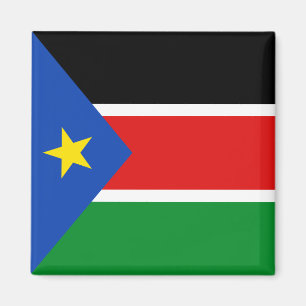 Södra Sudan flaggamagnet Magnet