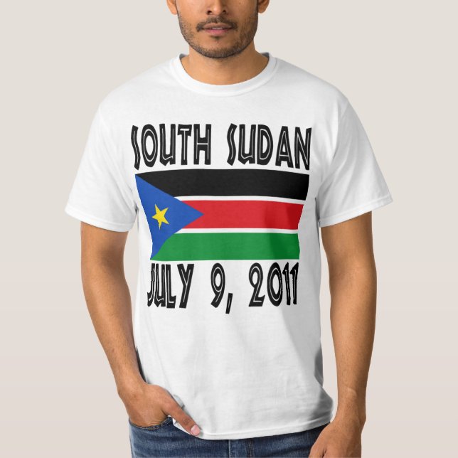 Södra Sudan Tshirt T-shirt (Framsida)