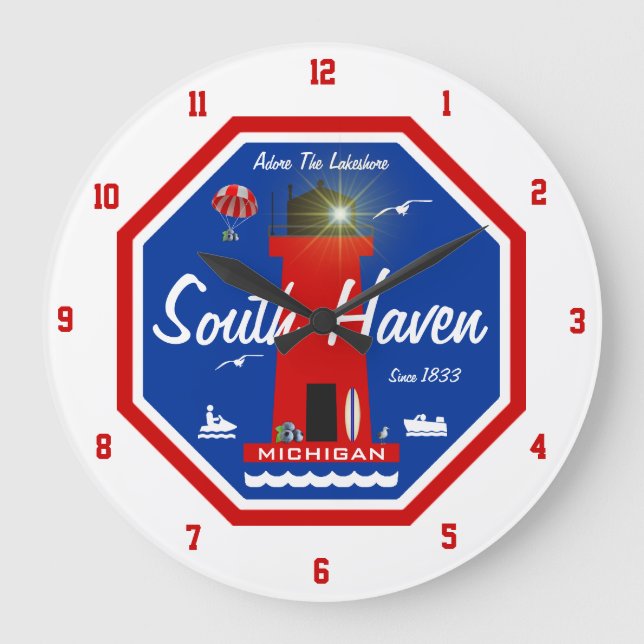 Södra tillflyktsortfyr stor klocka (Framsida)