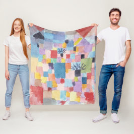 Södra trädgårdar av Paul Klee Fleecefilt