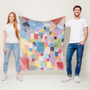 Södra trädgårdar av Paul Klee Fleecefilt