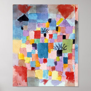 Södra trädgårdar: Paul Klee 1919 Poster