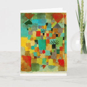 Södra (tunisiska) trädgårdar vid Paul Klee Kort