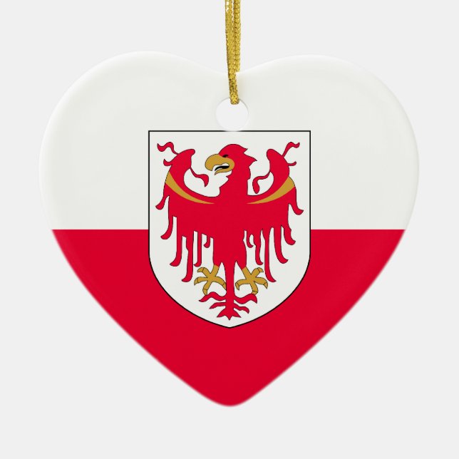 Södra Tyrol, italien Julgransprydnad Keramik (Framsidan)
