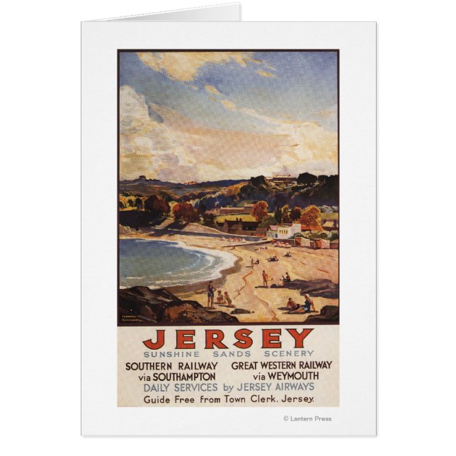 Södra/Underbara Westerna järnvägsbågscen Hälsningskort (Framsidan)