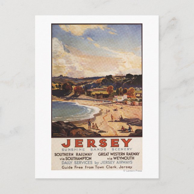 Södra/Underbara Westerna järnvägsbågscen Vykort (Framsida)