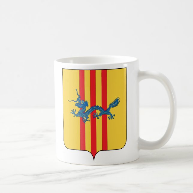 Södra Vietnam vapensköld Kaffemugg (Höger)