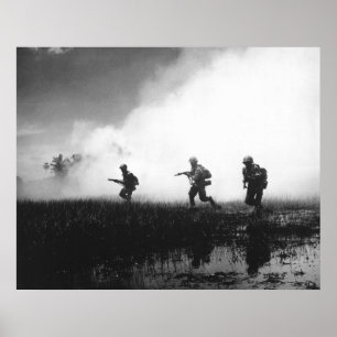 Södra vietnamesiskt infanteri poster