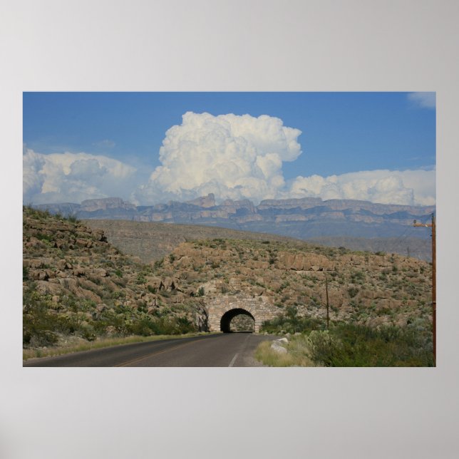 Södra Vista - Big Bend, Texas Poster (Framsidan)