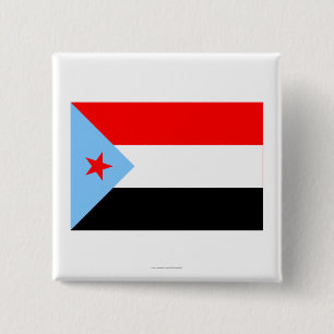 Södra Yemen flagga (1967-1990) Knapp